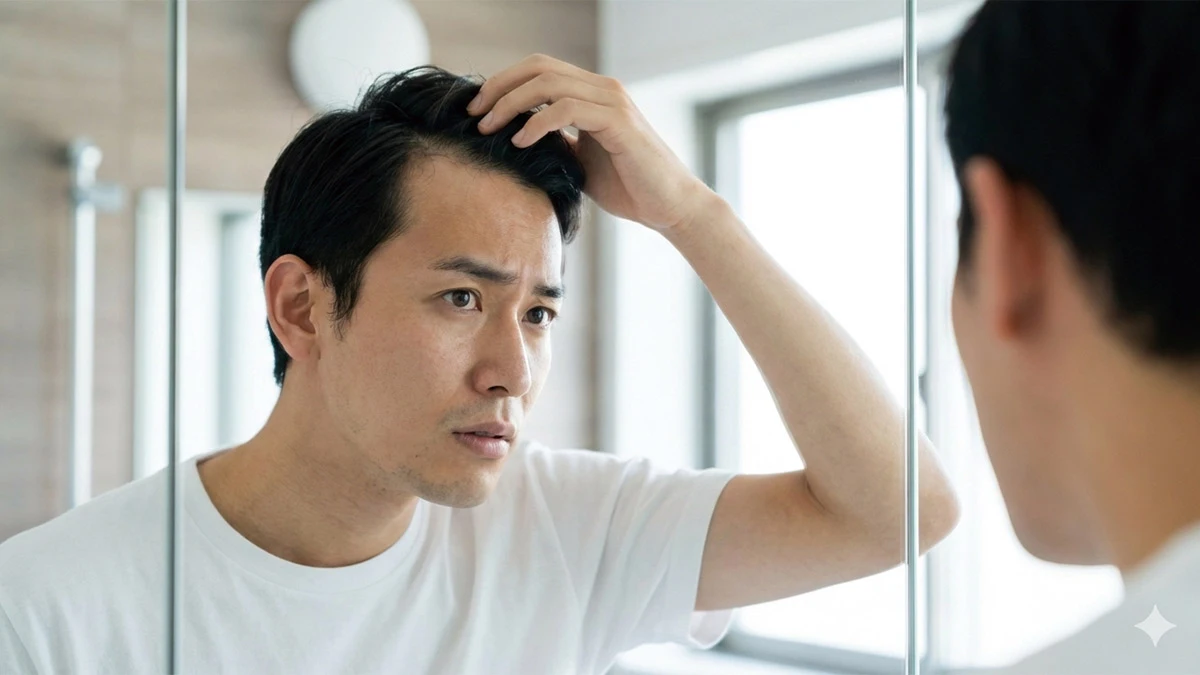 30代男性必見！AGAの初期症状